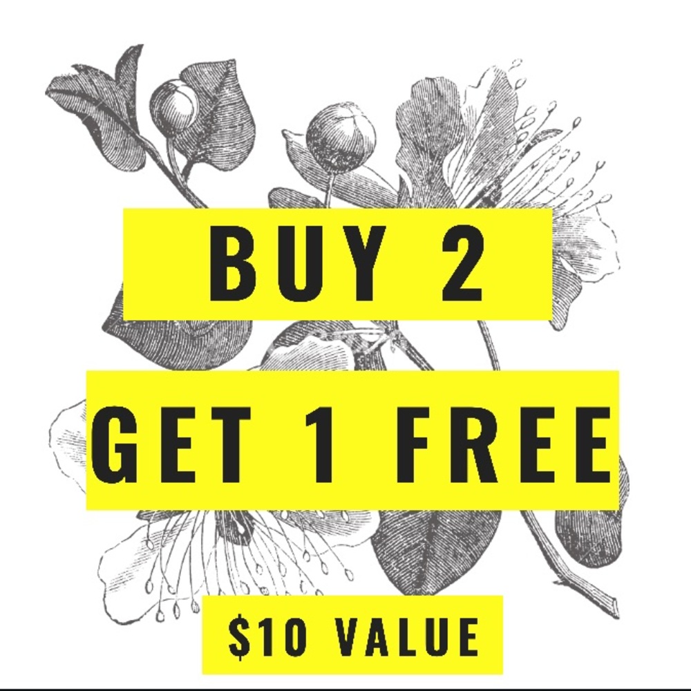 BUY 2 GET 1 FREE!!